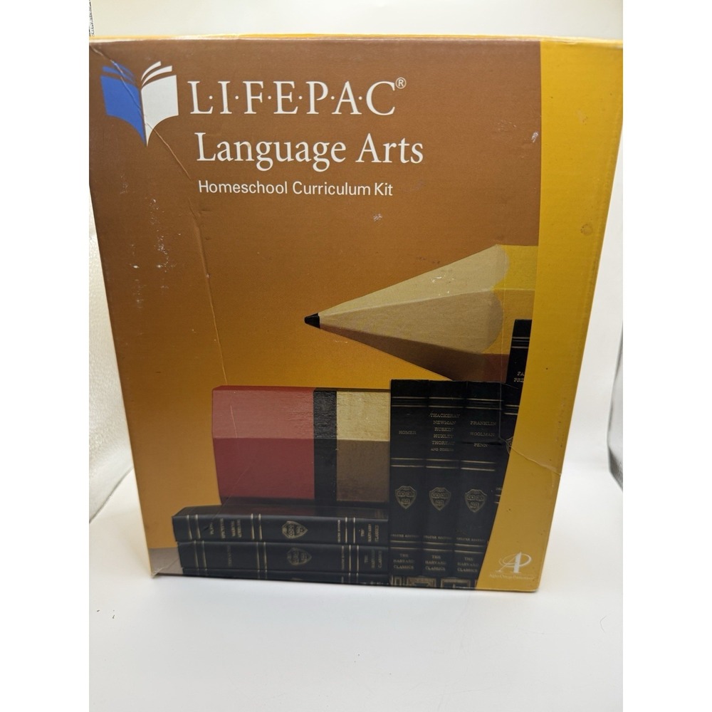 LIFEPAC 12th Grade Language Arts Set Complete Homeschool Curriculum Kit